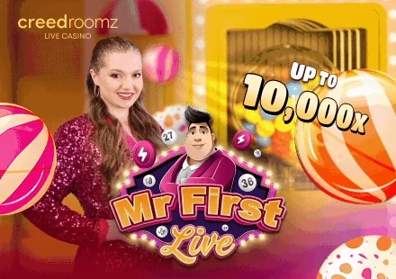 Mr First Live - CREEDROOMZ casino game on 747 Live