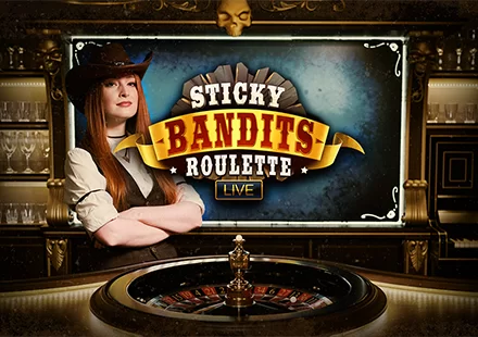 Sticky Bandits Roulette - Playtech Live casino game on 747 Live